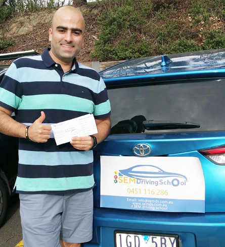 successful candidate from Glen Waverley